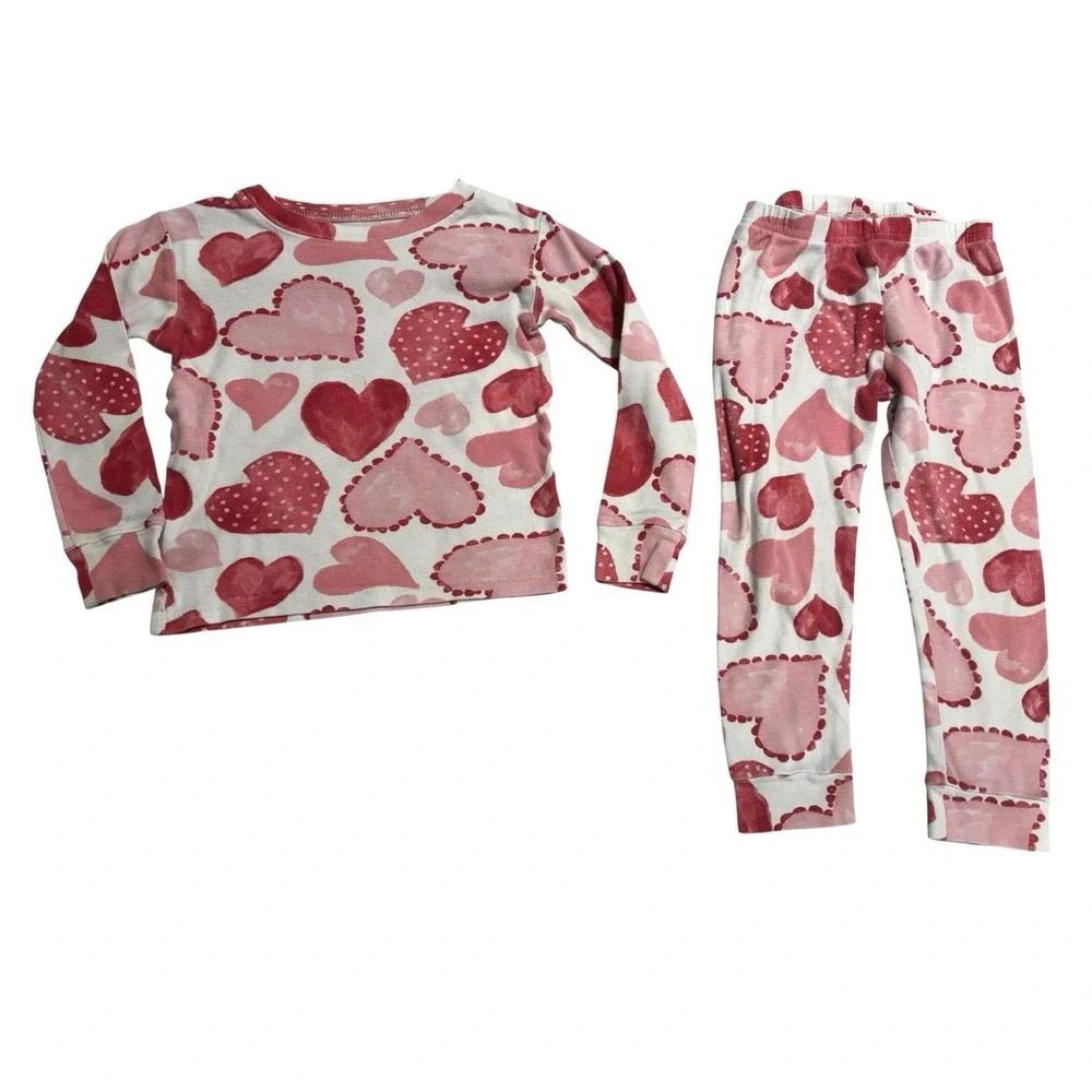 Toddler Girls Carter's & Barbie Pink Pajamas Lot Of 2- 3T‎